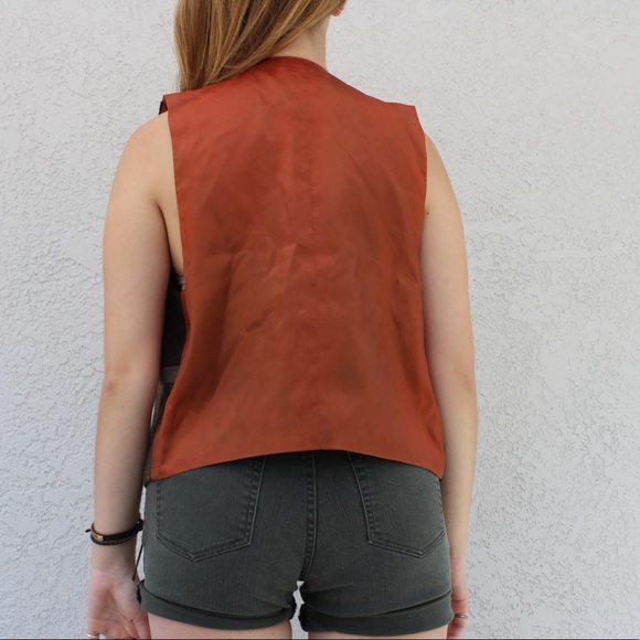 Vintage Wool Fall Vest by Mary Flanagan - Picture 4 of 6